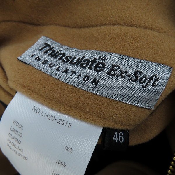 実際に弊社で買取させて頂いたLITHIUM HOMME/リチウムオム SUPER 140'S MELTON SHORT DUFFLE COAT/メルトン ダッフル コート LH20-2515/46の画像 4枚目