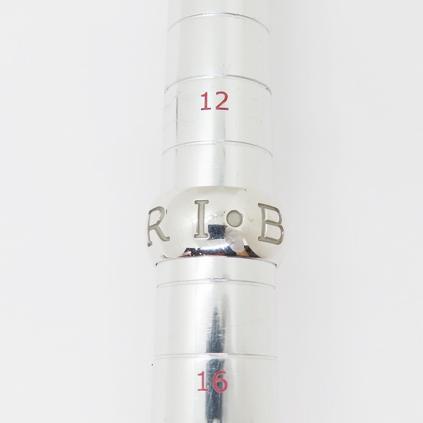 実際に弊社で買取させて頂いたBVLGARI/ブルガリ モノロゴ K18WG/ホワイトゴールド リング/指輪 #55/14-14.5号の画像 7枚目