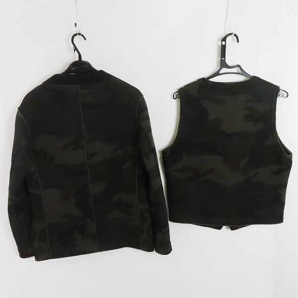 実際に弊社で買取させて頂いたHYDROGEN/ハイドロゲン カモフラ柄 ジャケット/ベスト 2点セットの画像 1枚目