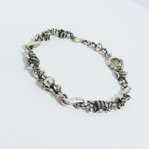 実際に弊社で買取させて頂いたJustin Davis/ジャスティンデイビス ダブルクロスブレスレット 8inch/SBJ552