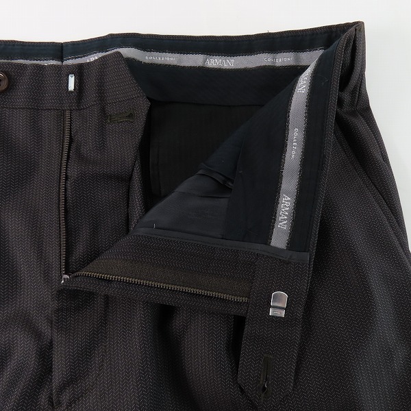 実際に弊社で買取させて頂いたARMANI COLLEZIONI/アルマーニコレッツォーニ セットアップ スーツ/ジャケット/パンツ 52の画像 3枚目