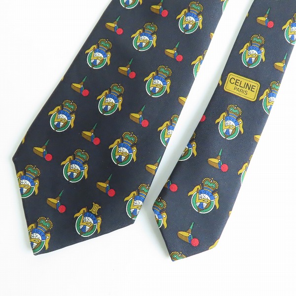 実際に弊社で買取させて頂いたceline/セリーヌ ゴルフ総柄 ネクタイ の画像 1枚目