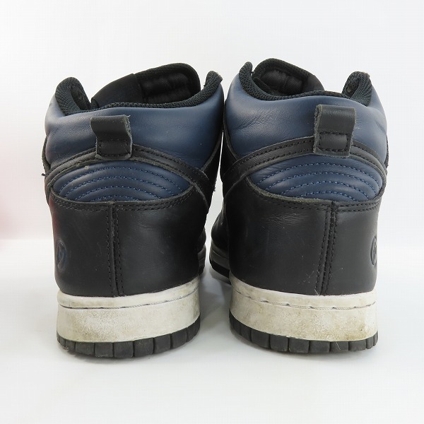 実際に弊社で買取させて頂いたNIKE×FRAGMENT DESIGN/ナイキ×フラグメントデザイン DUNK HI/ダンク ハイ ミッドナイトネイビー DJ0383-400/26.5の画像 1枚目