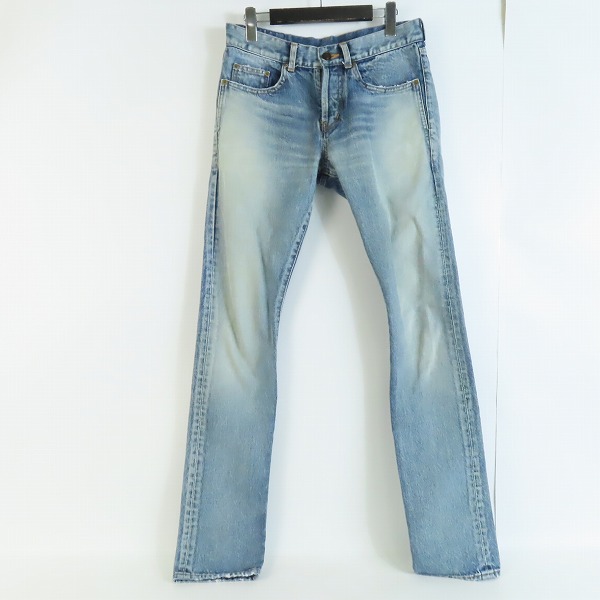 実際に弊社で買取させて頂いた【JPタグ】SAINT LAURENT PARIS/サンローランパリ スリム ストレート デニム 597052 Y372E/28