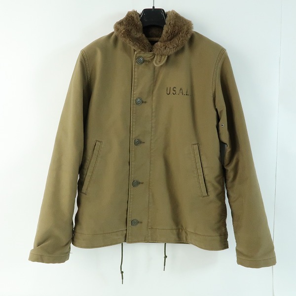 実際に弊社で買取させて頂いたALPHA INDUSTRIES/アルファインダストリーズ N-1 デッキジャケット 20521-214/L