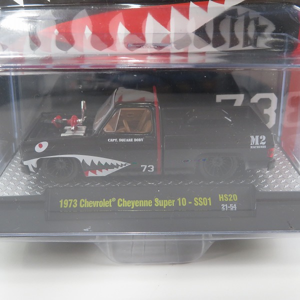 実際に弊社で買取させて頂いた【未開封】M2 Machines/M2マシーンズ 1/64 CAPT SQUARE BODY 1973 Chevrolet Cheyenne Super 10 ミニカーの画像 1枚目