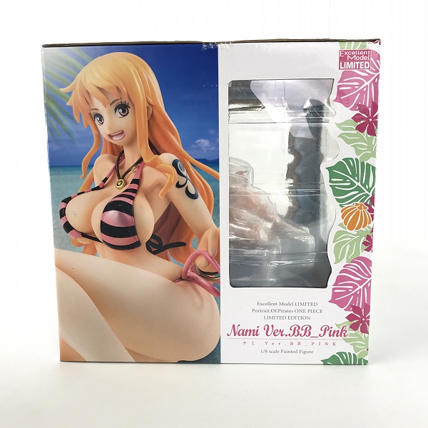 実際に弊社で買取させて頂いた【未開封】メガハウス ONE PIECE/ワンピース P.O.P LIMITED EDITION 15周年 ナミ Ver.BB-PINK フィギュアの画像 3枚目