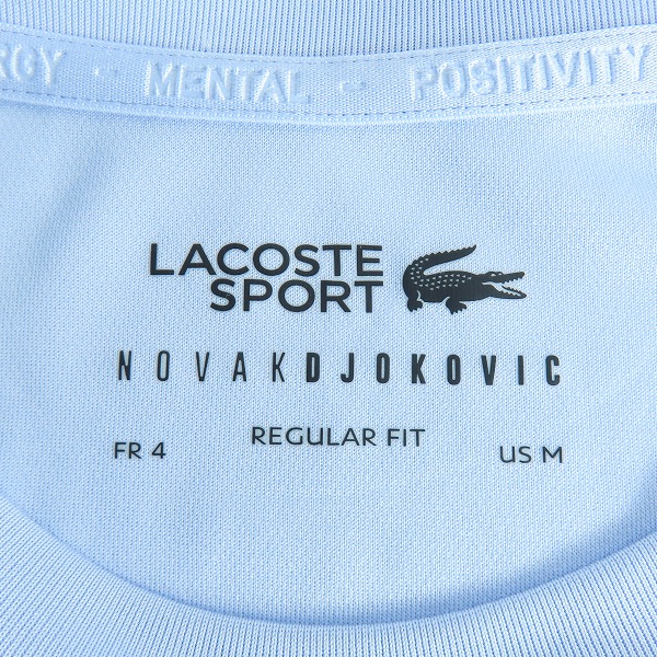 実際に弊社で買取させて頂いたLACOSTE/ラコステ ノバク・ジョコビッチサイド切り替えウルトラドライTシャツ TH7539/Mの画像 2枚目