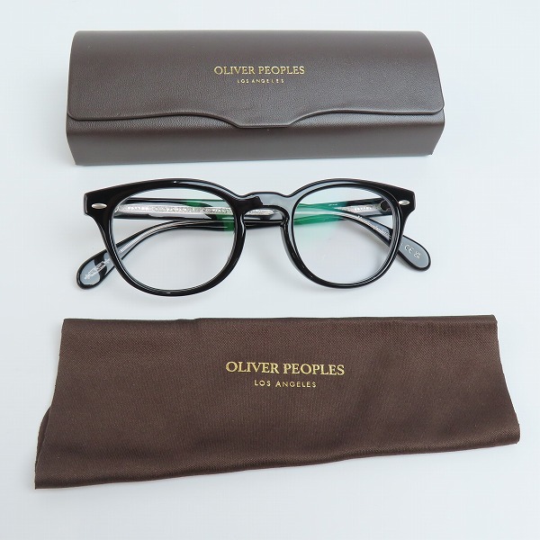 実際に弊社で買取させて頂いたOLIVER PEOPLES/オリバーピープルズ 眼鏡/メガネフレーム Sheldrake/シェルドレイク OV5036Aの画像 9枚目