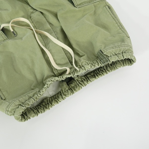 実際に弊社で買取させて頂いたBACKLASH/バックラッシュ USA-COTTON STONE WASHED STITCHES SARROUEL SHORTS ハーフパンツ 1988/Mの画像 4枚目