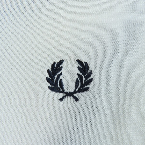 実際に弊社で買取させて頂いたFRED PERRY/フレッドペリー セーター ホワイト K5522/Lの画像 3枚目