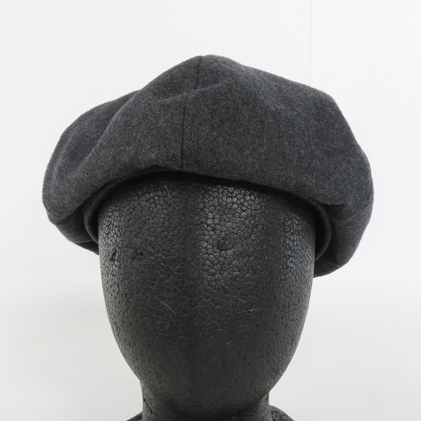 実際に弊社で買取させて頂いたFUNALIVE/ファンアライブ メルトン ビッグベレー帽 DS0-000-166100の画像 1枚目