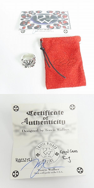 実際に弊社で買取させて頂いた【ギャラ付】TRAVIS WALKER/トラヴィスワーカー REGAL CROSS/リーガルクロス リング RG232TW/12号の画像 9枚目