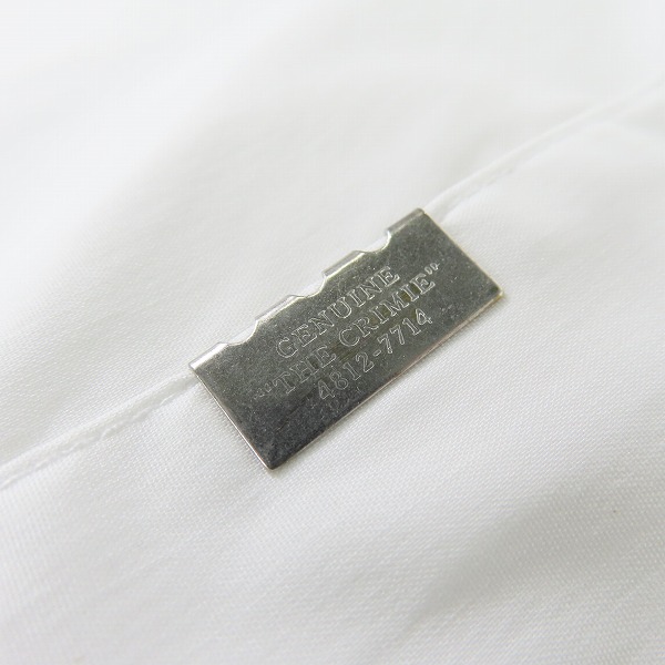 実際に弊社で買取させて頂いたTHE CRIMIE/クライミー ORIGINAL  ストレッチ ブロード シャツ CR1-02C3-SS01/XLの画像 6枚目