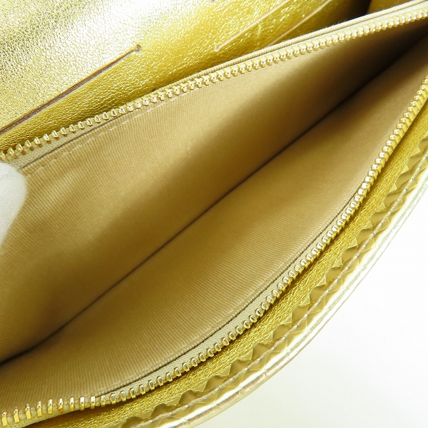 実際に弊社で買取させて頂いたJIMMY CHOO/ジミーチュウ チェーンウォレット ゴールドの画像 4枚目