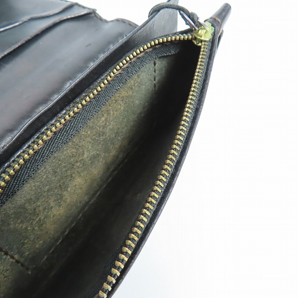 実際に弊社で買取させて頂いたFAL/エフエーエル トゥームウォールズサドルレザーウォレット/長財布の画像 5枚目