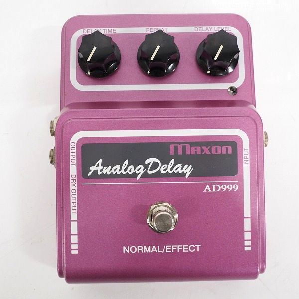 実際に弊社で買取させて頂いたMAXON/マクソン AD999 Analog Delay アナログディレイ エフェクター ACアダプター付 【動作確認済】の画像 1枚目