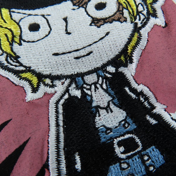 実際に弊社で買取させて頂いたONE PIECE/ワンピース 三兄弟 半袖シャツ 背面デカ 総刺繍 3Ⅼ　の画像 8枚目