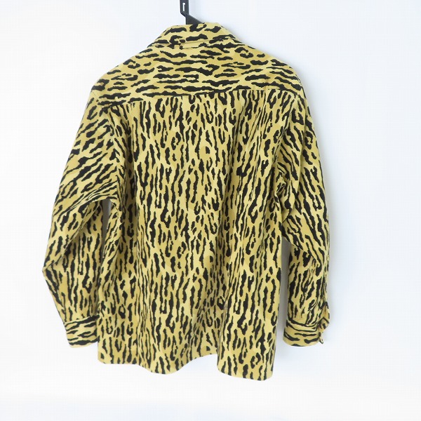 実際に弊社で買取させて頂いたWACKO MARIA/ワコマリア The Guilty Parties/ギルティーパーティーズ コットン レオパード ワークシャツ/Sの画像 1枚目