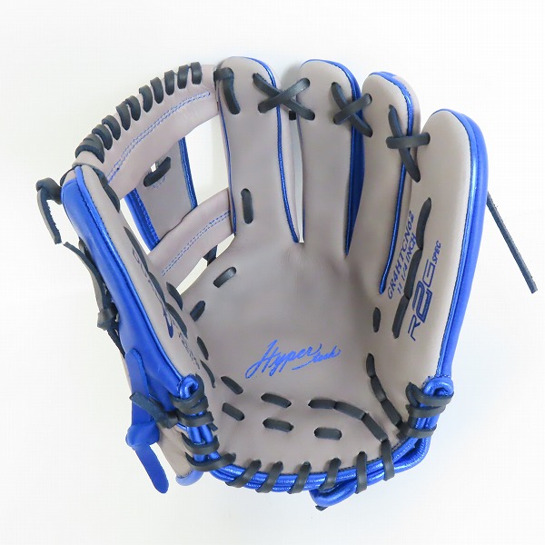 実際に弊社で買取させて頂いたRawlings/ローリングス HYPER TECH COLOR SYNC 軟式 内野手 右投げ用 グローブ/グラブ GR4HTCN62の画像 2枚目