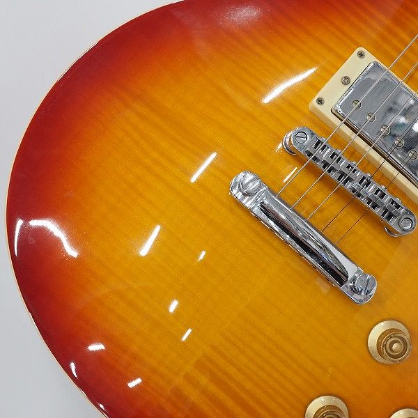 実際に弊社で買取させて頂いた★【難有り】Blitz By Aria Pro Ⅱ/ブリッツ  Leopard レスポールスタンダードType セットネック エレキギターの画像 5枚目