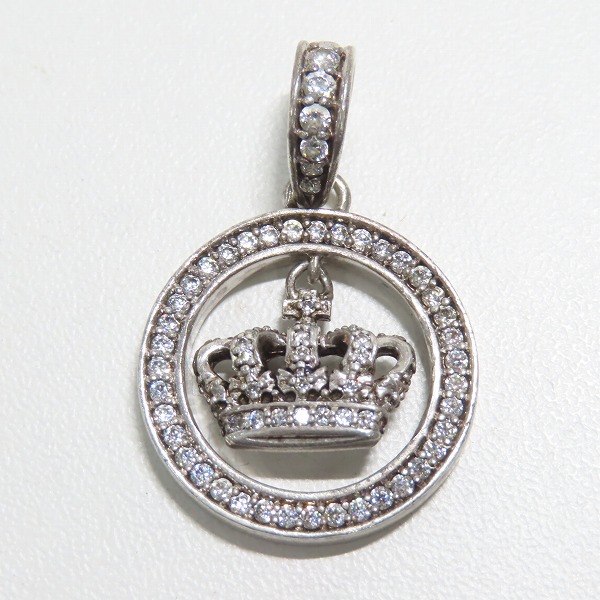 実際に弊社で買取させて頂いたJustin Davis/ジャスティンデイビス ST.MARTIN クラウンサークル ペンダントトップの画像 1枚目