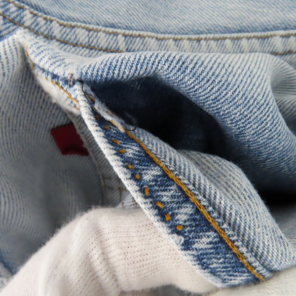 実際に弊社で買取させて頂いたLEVI'S/リーバイス 501 66後期 刻印6 ボタンフライ デニムパンツの画像 6枚目