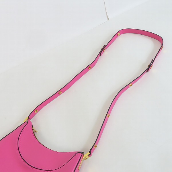 実際に弊社で買取させて頂いたMARNI/マルニ 2way ハンドバッグ/ショルダーバッグ ピンク スムースカーフレザー BMMP0103U0 LV589 00C73の画像 2枚目