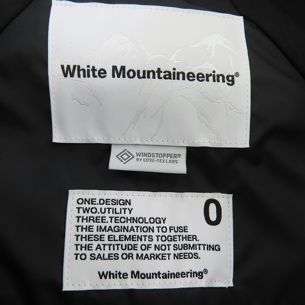 実際に弊社で買取させて頂いたWhite Mountaineering/ホワイトマウンテニアリング GORETEX ウィンドストッパー ボアフリースジャケット WM2373223/0の画像 2枚目
