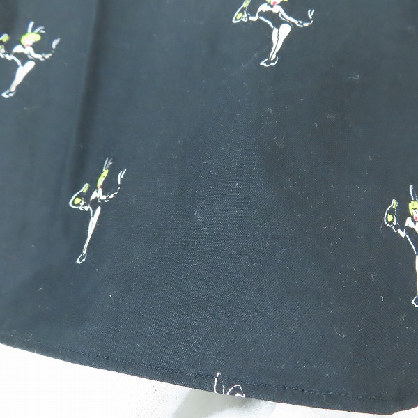 実際に弊社で買取させて頂いたWACKO MARIA/ワコマリア Bunny girl S/S Shirt/バニーガール 半袖 総柄 シャツ/Mの画像 6枚目