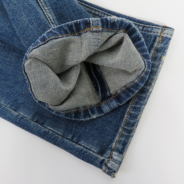 実際に弊社で買取させて頂いた【JPタグ】EMPORIO ARMANI/エンポリオアルマーニ DENIM BLU MD ウォッシュブルー デニムパンツ 3L1J75 1DK2Z/36の画像 9枚目