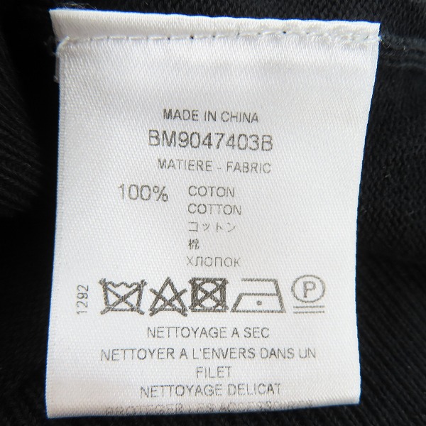 実際に弊社で買取させて頂いた【JPタグ】GIVENCHY/ジバンシィ 18AW ロゴ4ボタン コットンクルーネックニット BM9047403B/XSの画像 3枚目