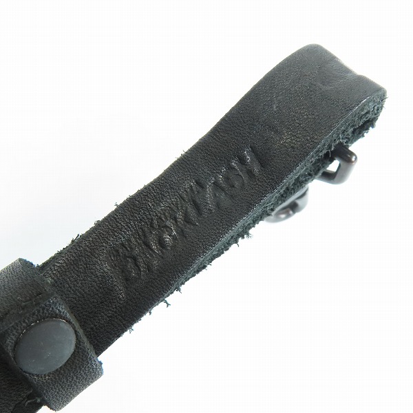 実際に弊社で買取させて頂いたBACKLASH/バックラッシュ レザー ウエストホルダー ブラック 92-04の画像 4枚目
