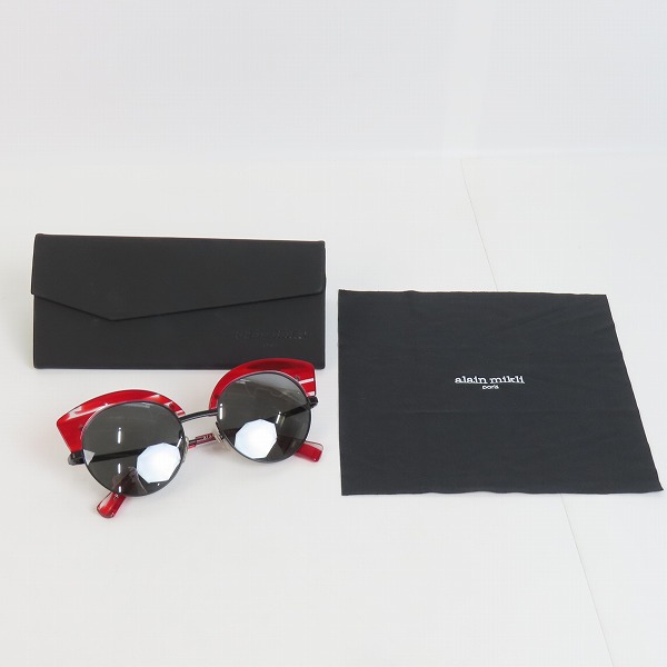 実際に弊社で買取させて頂いたalain mikli/アランミクリ FAUVETTE サングラス/アイウェア A04007 001/6Gの画像 9枚目