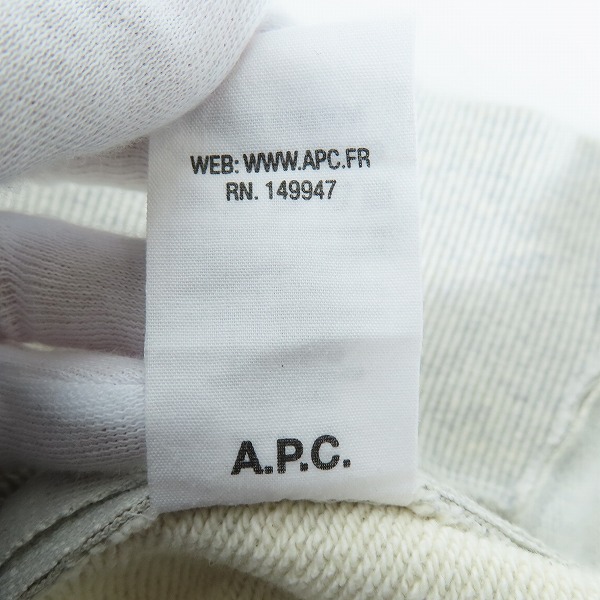 実際に弊社で買取させて頂いたA.P.C.×sacai /アーペーセー×サカイ 21ss HOODIE TAIYO フーディー プルオーバーパーカー 21E2-COEON-M27655/Mの画像 4枚目