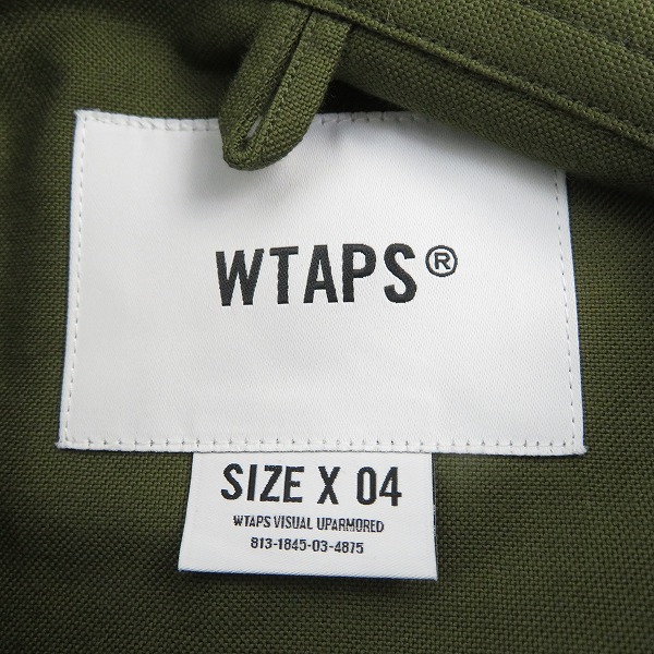 実際に弊社で買取させて頂いた【未使用】WTAPS/ダブルタップス 22AW BD 01 COTTON. OXFORD/オックスフォード シャツ 222TQDT-SHM02 /04の画像 2枚目