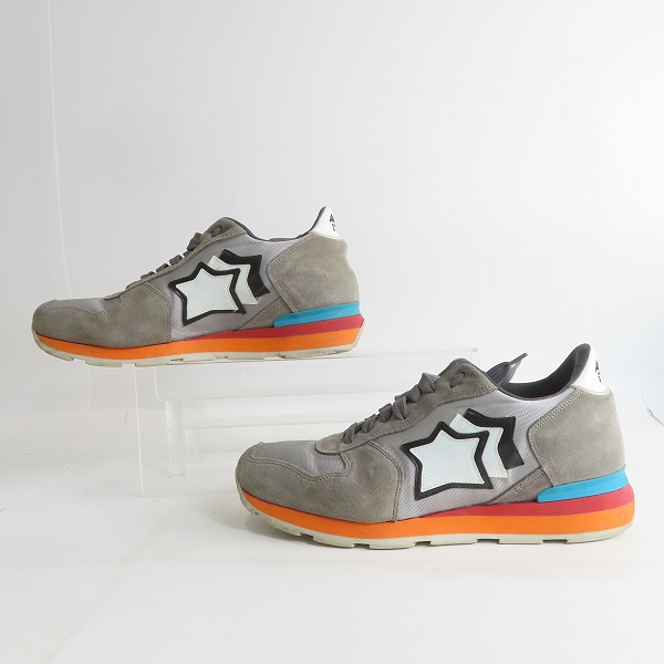 実際に弊社で買取させて頂いたATLANTIC STARS/アトランティックスターズ スニーカー グレー系/43の画像 3枚目