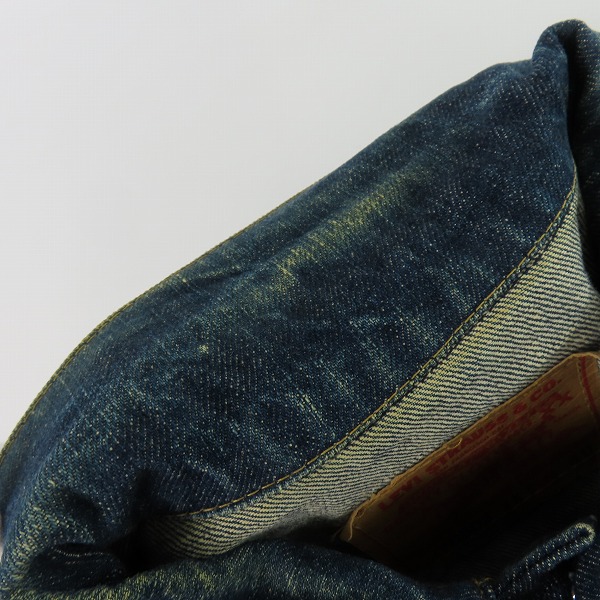 実際に弊社で買取させて頂いたLEVIS/リーバイス 70502 XX 日本製 J02刻印 1st デニムジャケット/40の画像 7枚目