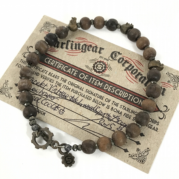 実際に弊社で買取させて頂いた【ギャラ付き】STARLINGEAR/スターリンギア ヴィンテージスタイルブレスレット