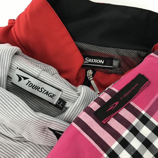 実際に弊社で買取させて頂いた【おまとめ】TOURSTAGE/ツアーステージ TIGORA/ティゴラ SRIXON/スリクソン 他 シャツ/パンツ ゴルフウェアの画像 1枚目