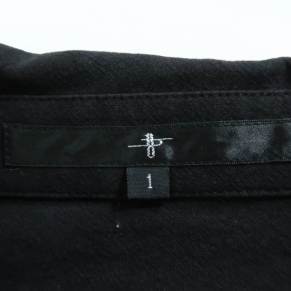 実際に弊社で買取させて頂いたNO ID/ノーアイディー 襟 シャツ 黒/1の画像 2枚目