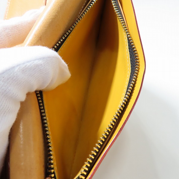 実際に弊社で買取させて頂いたGANZO/ガンゾ THIN BRIDLE /シンブライドル ファスナー付き長財布/ロング ウォレット 57604の画像 4枚目
