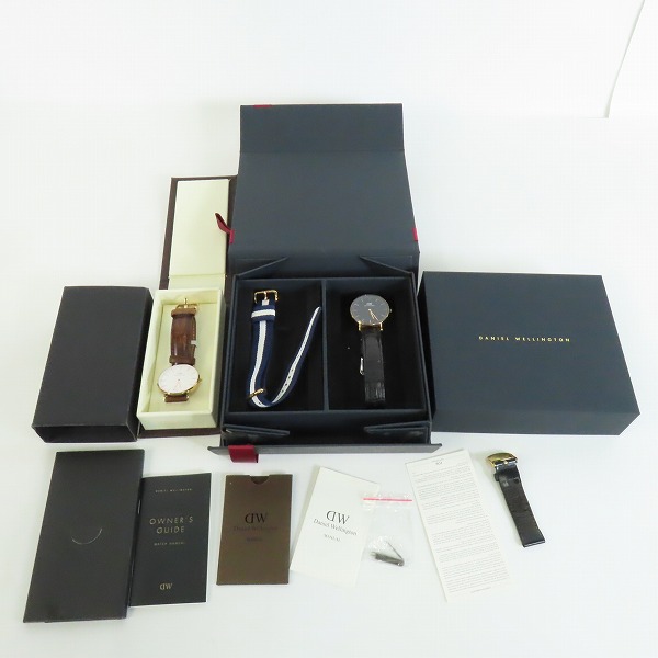 実際に弊社で買取させて頂いた【ジャンク含む/動作未確認】Daniel Wellington/ダニエルウェリントン Classic クラシック 純正ベルト付 2点セットの画像 9枚目