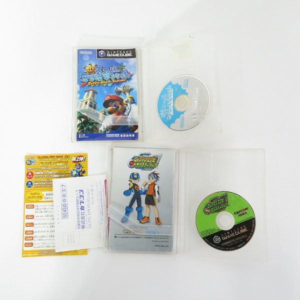 実際に弊社で買取させて頂いた【ジャンク含む】ニンテンドー ゲームキューブ ソフト マリオパーティ4/ロックマンエグゼ トランスミッション 他 5点セットの画像 3枚目