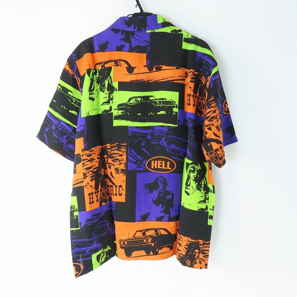 実際に弊社で買取させて頂いた【未使用】HYSTERIC GLAMOUR/ヒステリックグラマー HYSTERIC HELL オープンカラー シャツ 02231AH08/Mの画像 1枚目