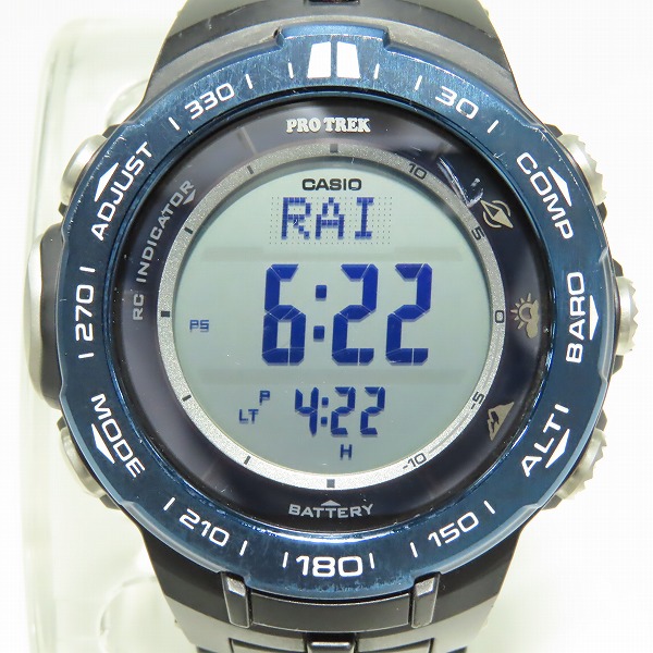 実際に弊社で買取させて頂いたCASIO/カシオ PROTREK/プロトレック トリプルセンサー PRW-3100YB 