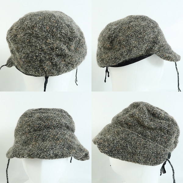 実際に弊社で買取させて頂いたJUNYA WATANABE SEPT BLEUS/ジュンヤワタナベ セット ブルー COMME des GARCONS コムデギャルソン キャスケット 帽子 JK-K603の画像 1枚目