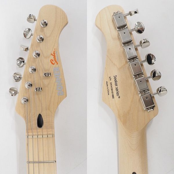 実際に弊社で買取させて頂いた★【難有り】Donner/ドナー Seeker Series ストラトキャスターType SSH エレキギター ソフトケース付の画像 2枚目