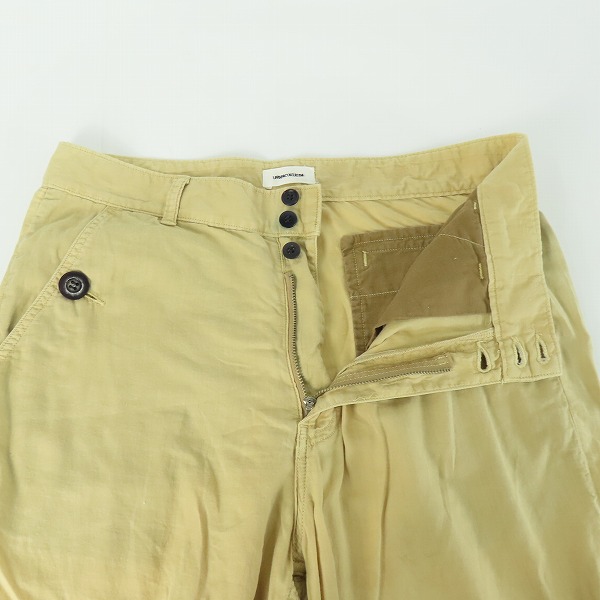 実際に弊社で買取させて頂いたUNDERCOVERISM/アンダーカバーイズム 13SS コットンシルククロップドパンツ k4503-1/3の画像 2枚目