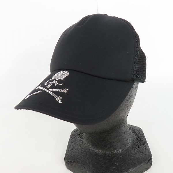 実際に弊社で買取させて頂いたmastermind JAPAN/マスターマインド ジャパン スワロ スカルキャップ ブラック Dリング付き MW20S04-CA005-601/M